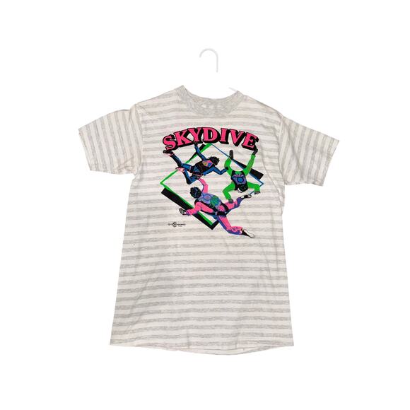 Skydive Stripe Tee By Delta - Picture 1 of 3